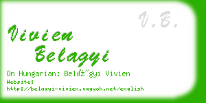 vivien belagyi business card